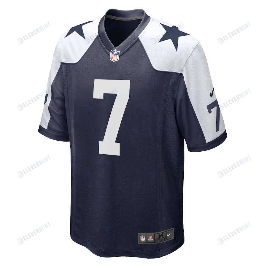 Trevon Diggs 7 Dallas Cowboys Alternate Game Jersey - Navy