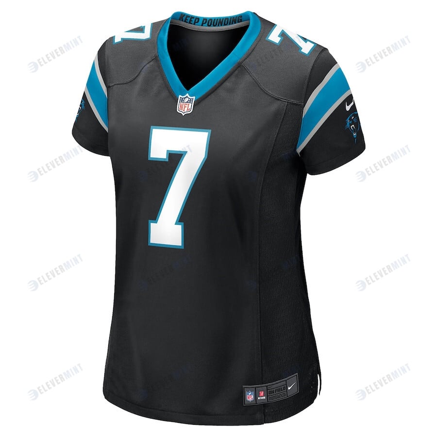 Shaq Thompson 7 Carolina Panthers Women's Game Jersey - Black