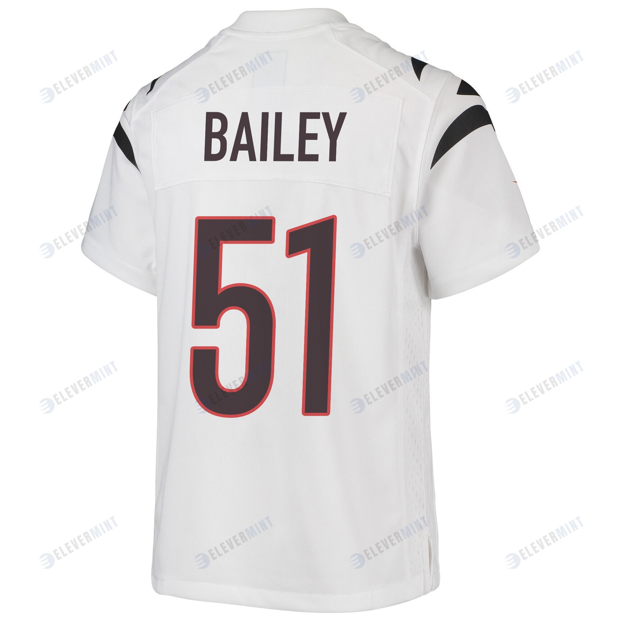 Markus Bailey 51 Cincinnati Bengals Super Bowl LVII Champions Youth Game Jersey - White