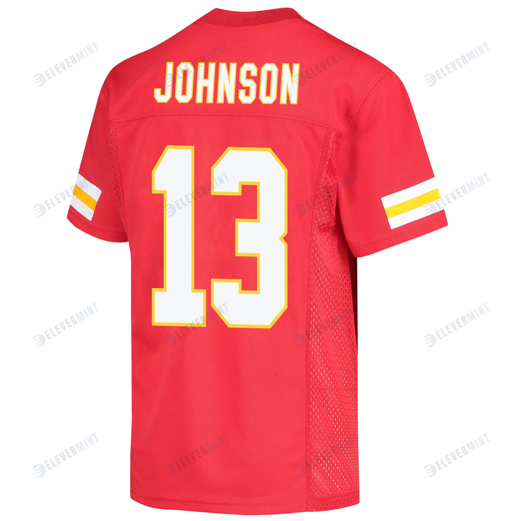 Nazeeh Johnson 13 Kansas City Chiefs Super Bowl LVII Champions 3 Stars Youth Game Jersey - Red