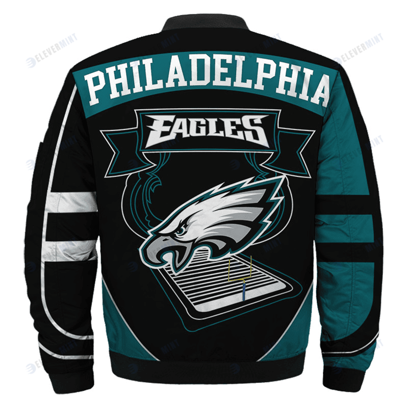Philadelphia Eagles Super Bowl LVII Champions Black Green Bomber Jacket