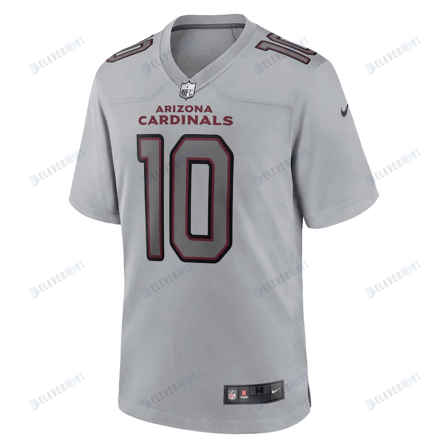 DeAndre Hopkins 10 Arizona Cardinals Men Atmosphere Fashion Game Jersey - Gray