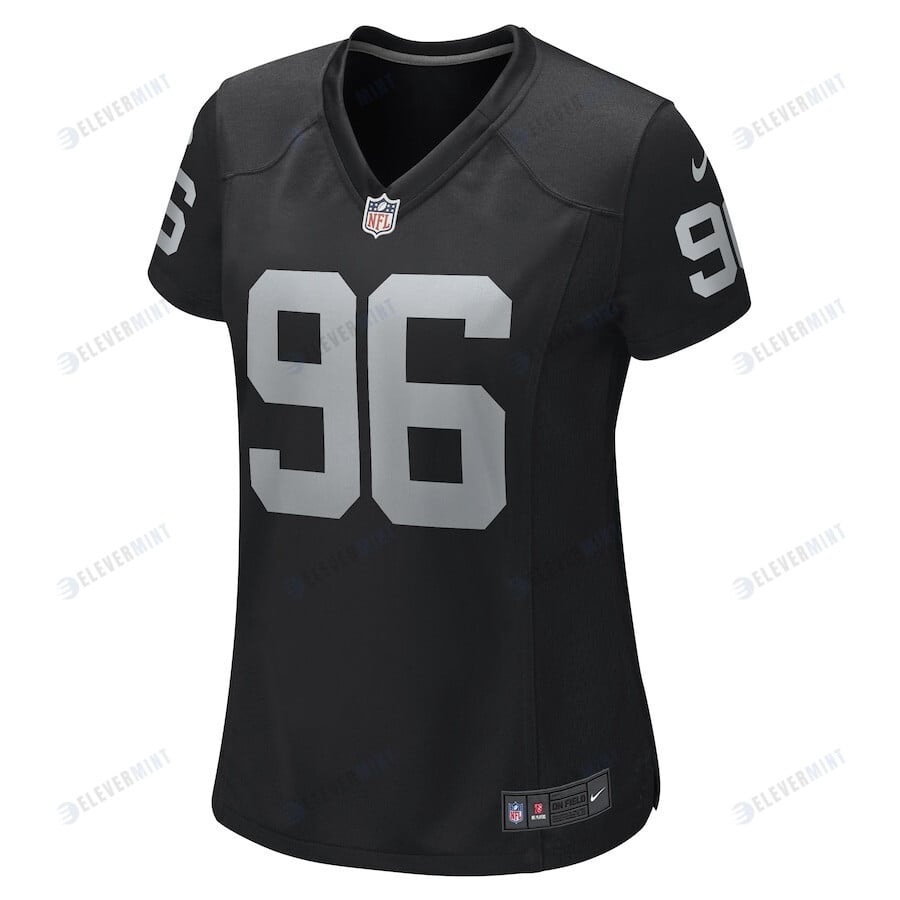 Tashawn Bower Las Vegas Raiders Women's Game Player Jersey - Black