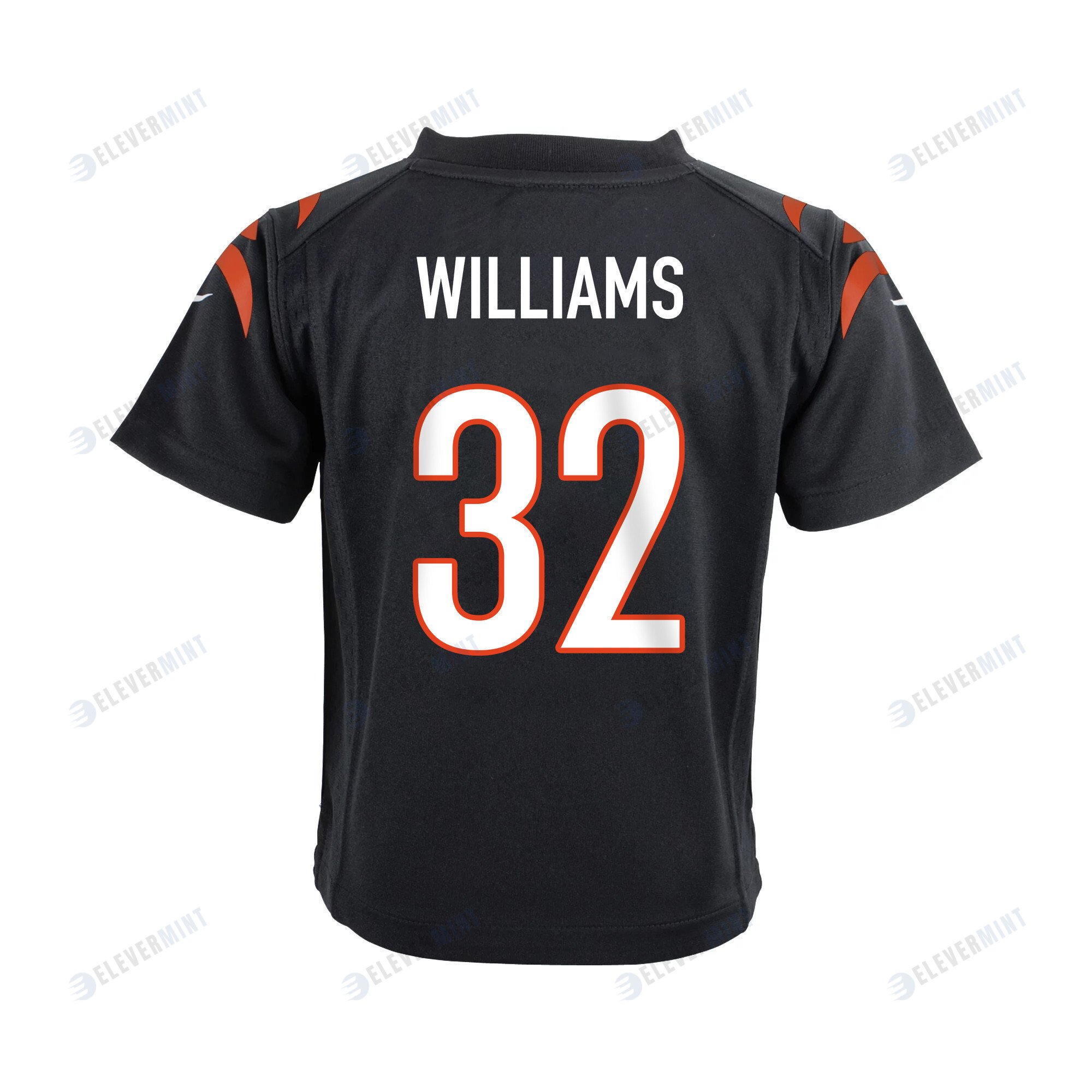 Trayveon Williams 32 Cincinnati Bengals Super Bowl LVII Champions Youth Game Jersey - Black