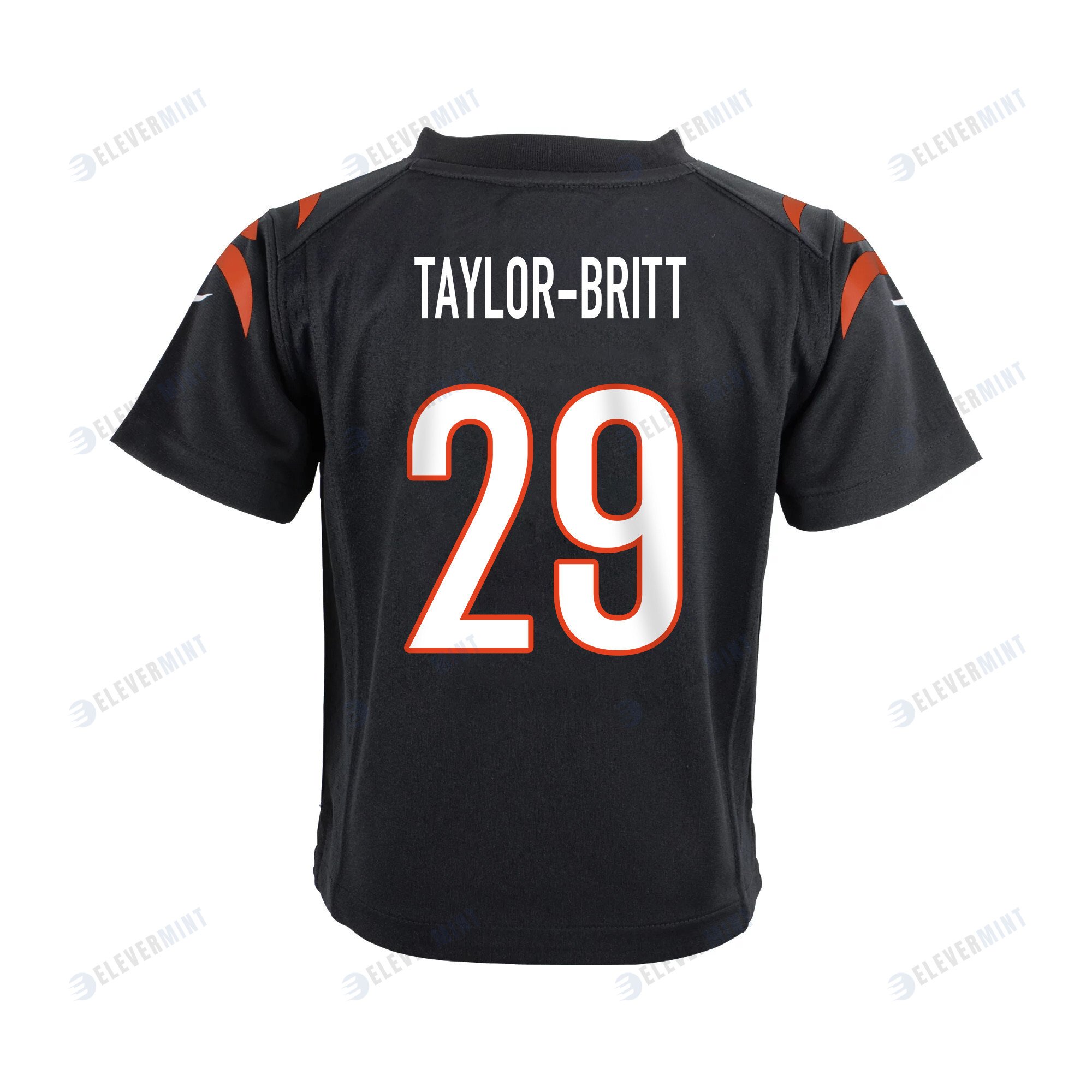 Cam Taylor-Britt 29 Cincinnati Bengals Super Bowl LVII Champions Youth Game Jersey - Black