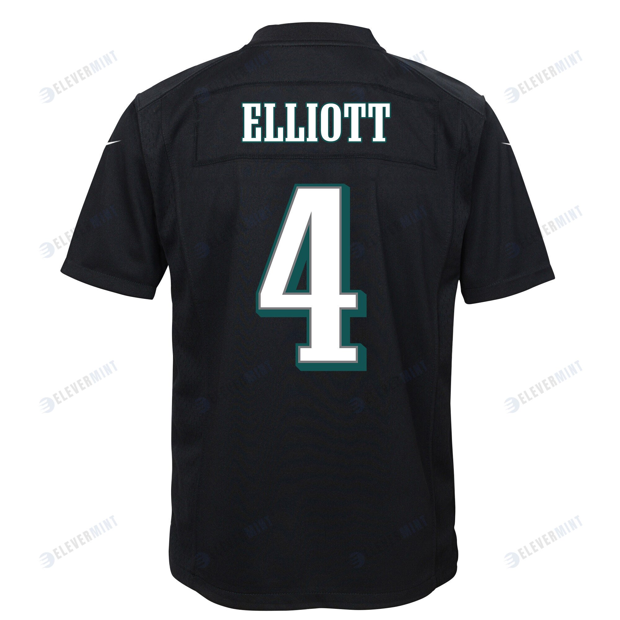 Jake Elliott 4 Philadelphia Eagles Super Bowl LVII Champions 2 Stars Youth Game Jersey - Black