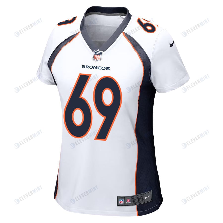 Mike McGlinchey 69 Denver Broncos Women Game Jersey - White