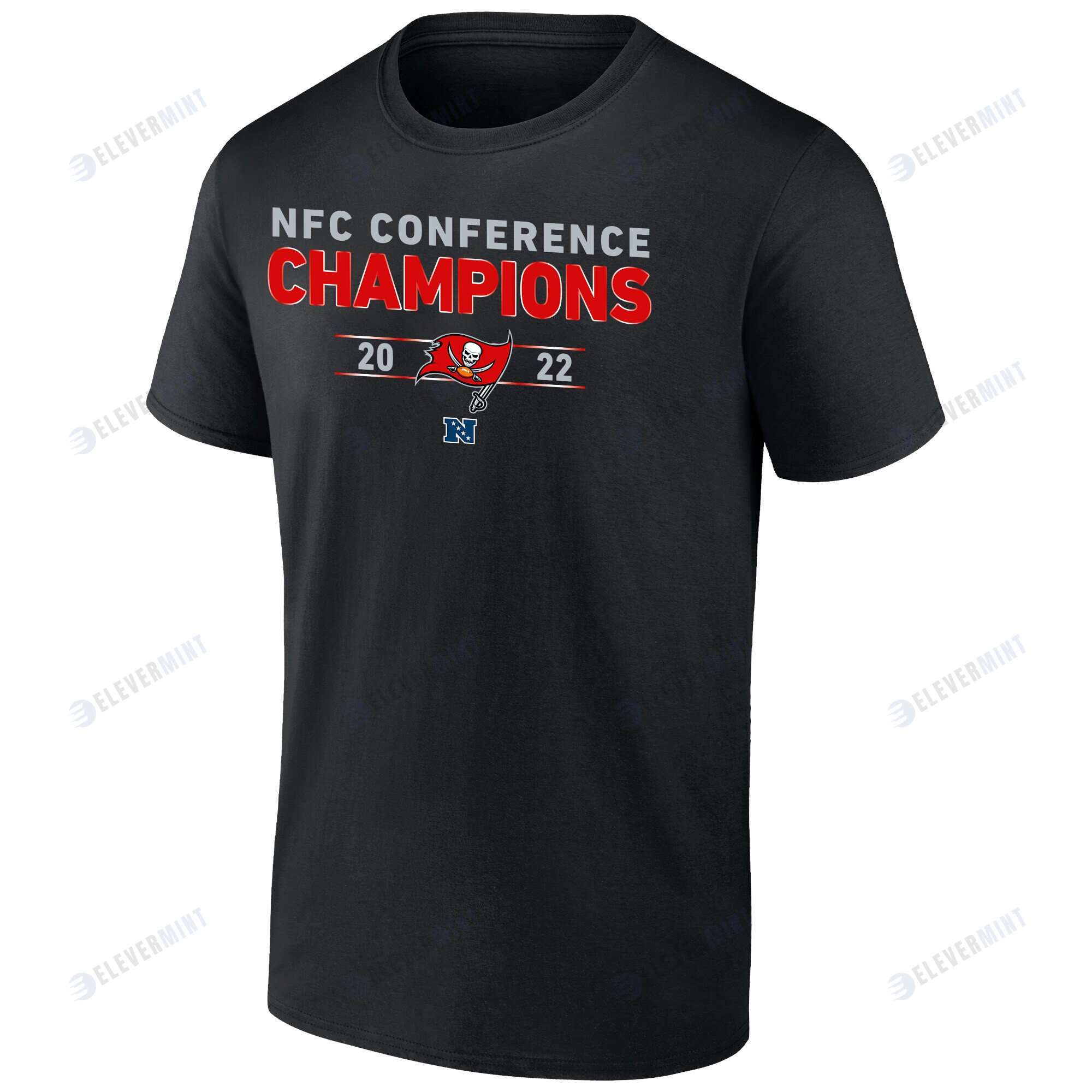 Tampa Bay Buccaneers 2022 NFC Conference Champions Kick T-Shirt - Black