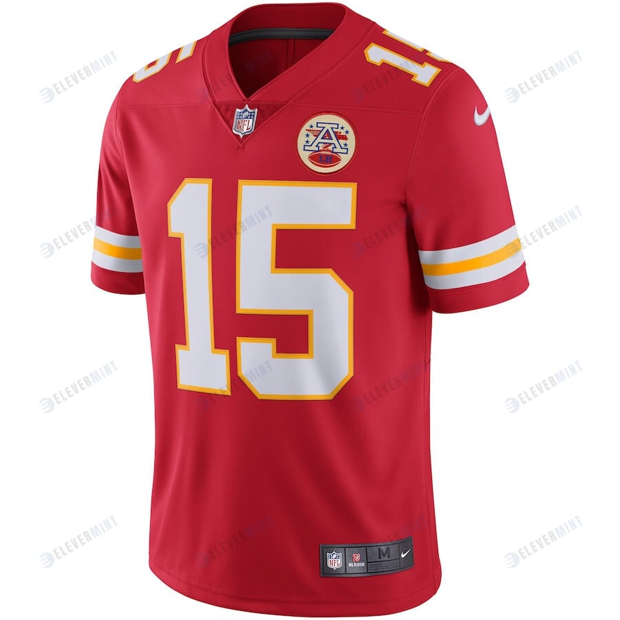 Patrick Mahomes 15 Kansas City Chiefs Limited Jersey - Red