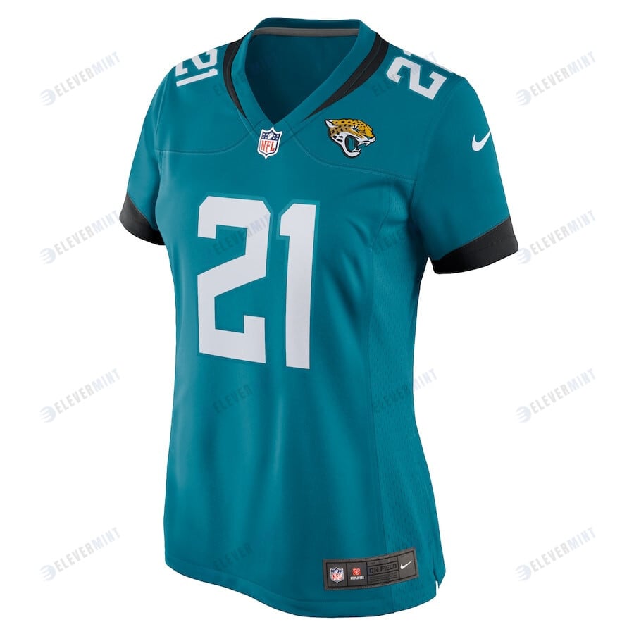 Christian Braswell 21 Jacksonville Jaguars Women's Team Game Jersey - Teal