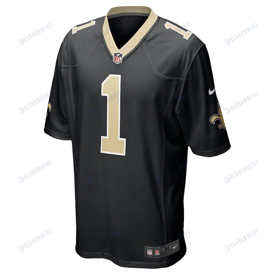 Trevor Penning 1 New Orleans Saints 2022 Draft First Round Pick Player Game Jersey In Black