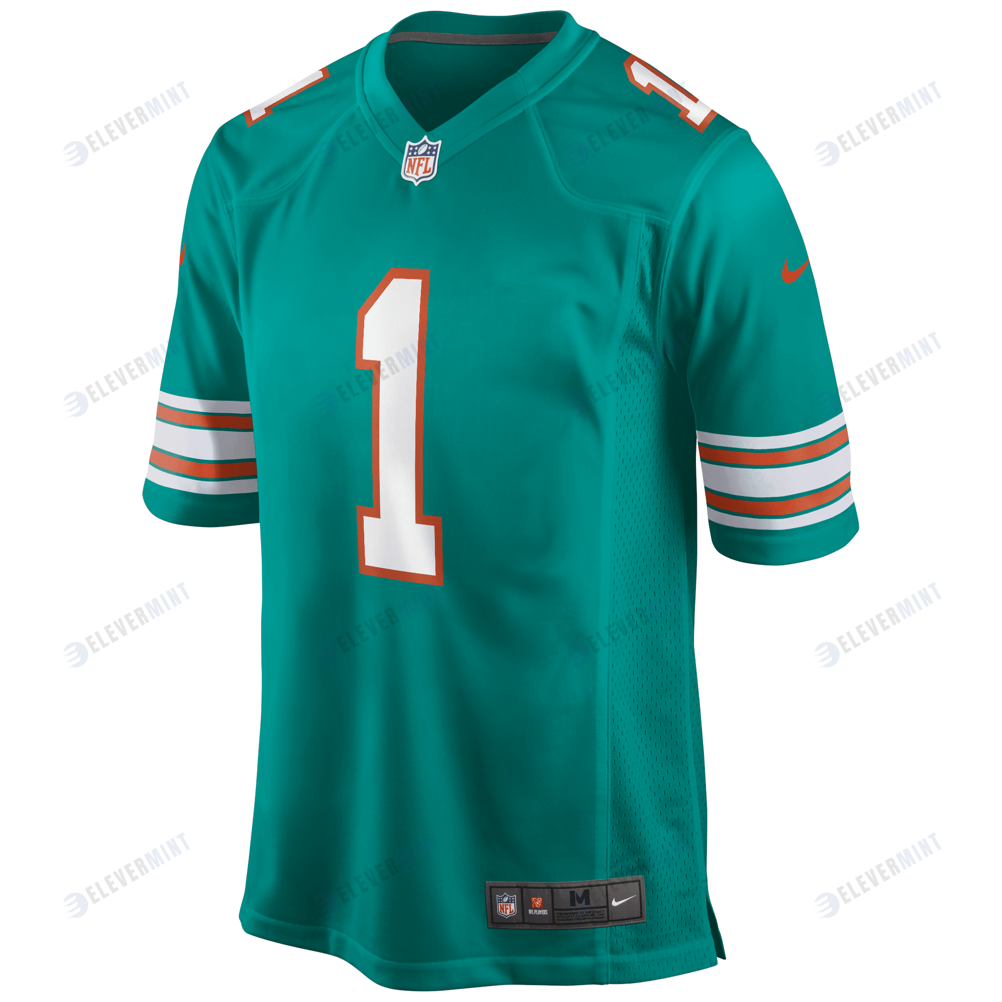 Tua Tagovailoa 1 Miami Dolphins Alternate Game Jersey - Aqua Jersey