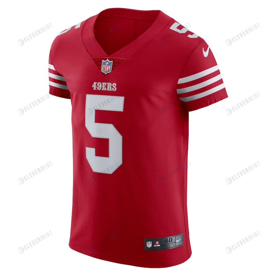 Trey Lance 5 San Francisco 49ers Vapor Elite Jersey - Scarlet