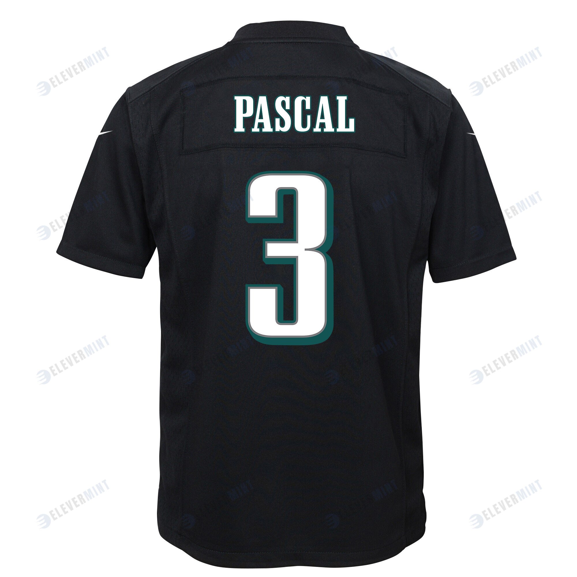 Zach Pascal 3 Philadelphia Eagles Super Bowl LVII Champions 2 Stars Youth Game Jersey - Black