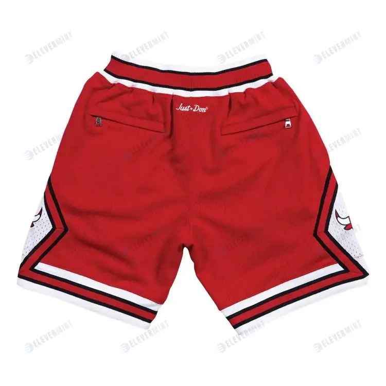 Retro Chicago Bulls NBA Retro Shorts - Red