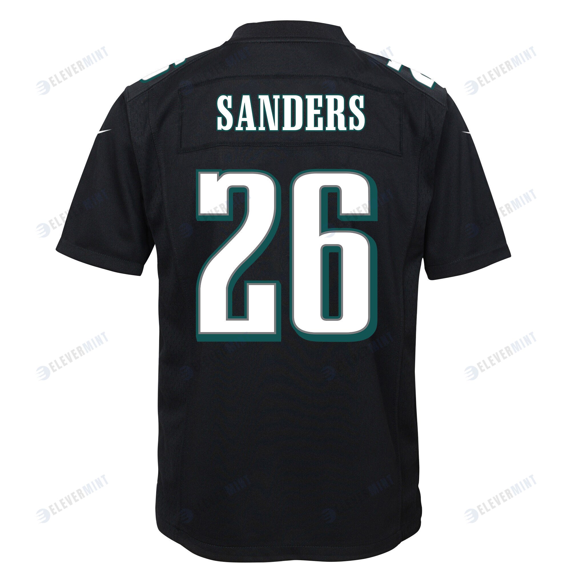 Miles Sanders 26 Philadelphia Eagles Super Bowl LVII Champions 2 Stars Youth Game Jersey - Black