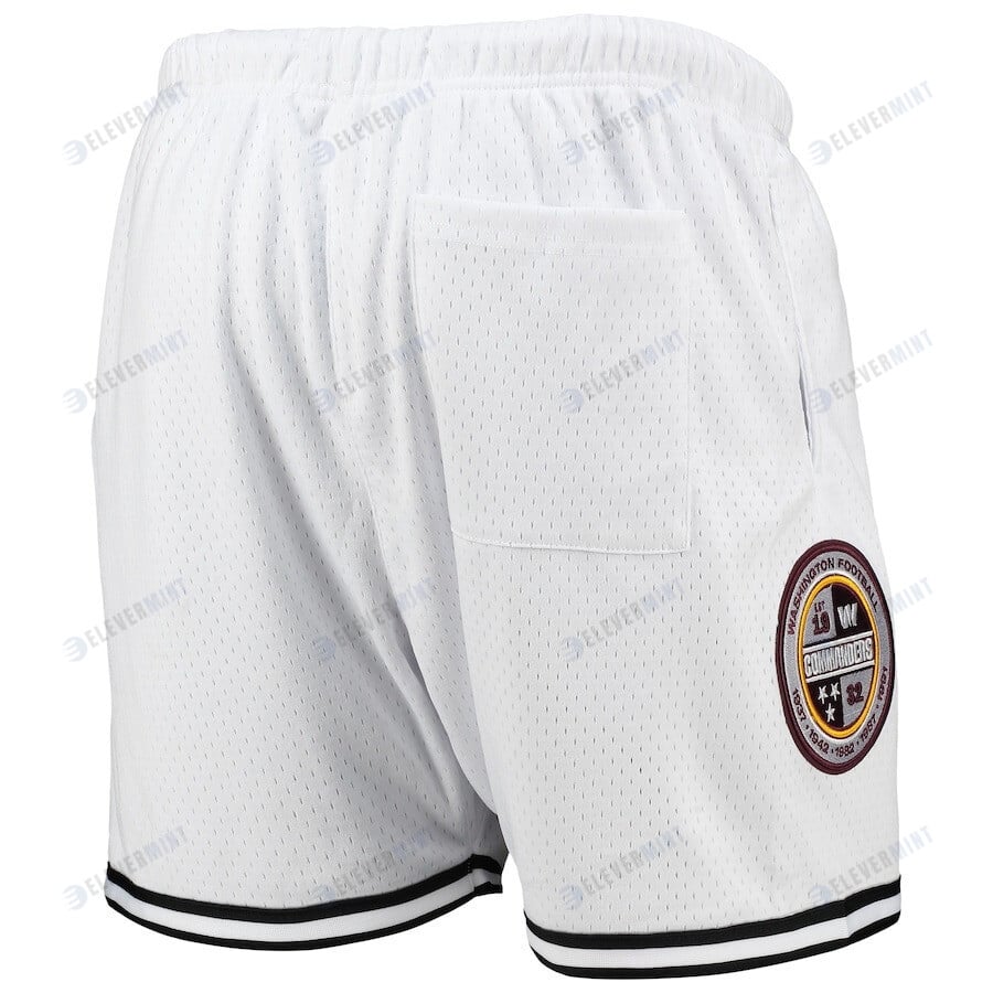 Washington Commanders Team White Mesh Shorts - Men