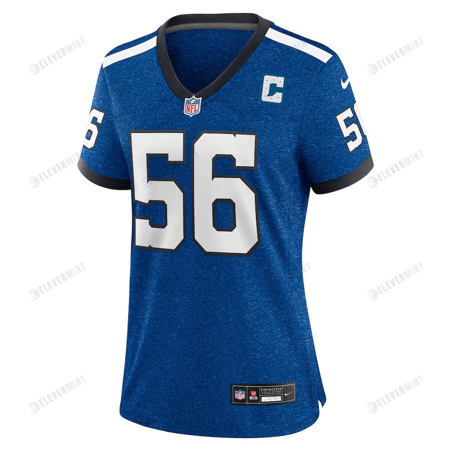 Quenton Nelson 56 Indianapolis Colts Indiana Nights Alternate Game Women Jersey - Royal