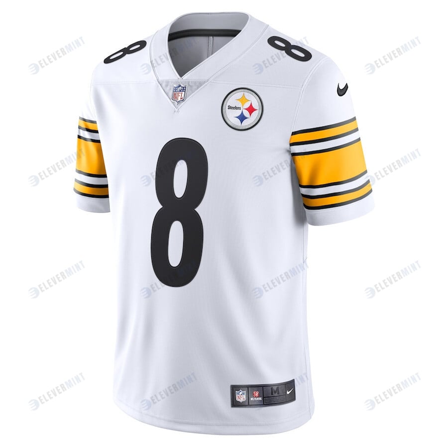 Kenny Pickett 8 Pittsburgh Steelers Men's Vapor Limited Jersey - White