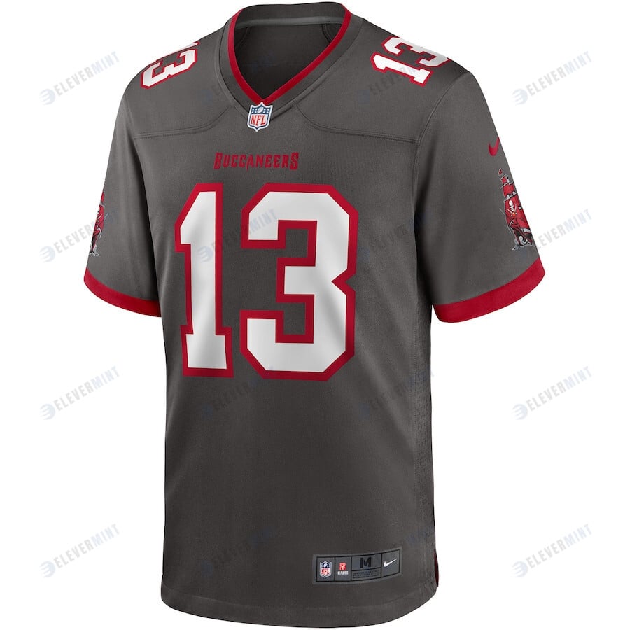 Mike Evans 13 Tampa Bay Buccaneers Alternate Game Jersey - Pewter
