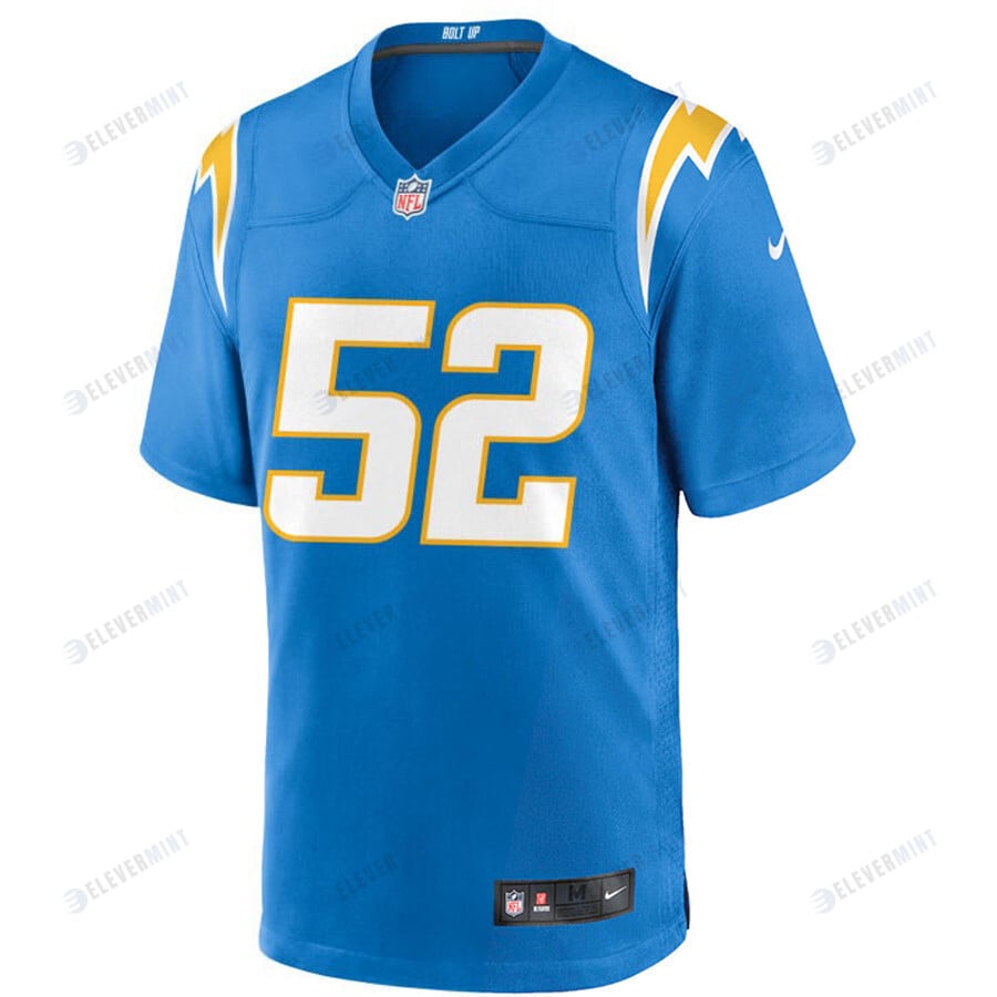 Los Angeles Chargers Khalil Mack 52 Game Jersey - Powder Blue Jersey