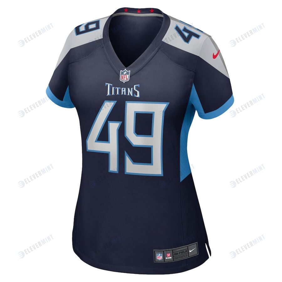 Thomas Odukoya Tennessee Titans Women's Game Player Jersey - Navy