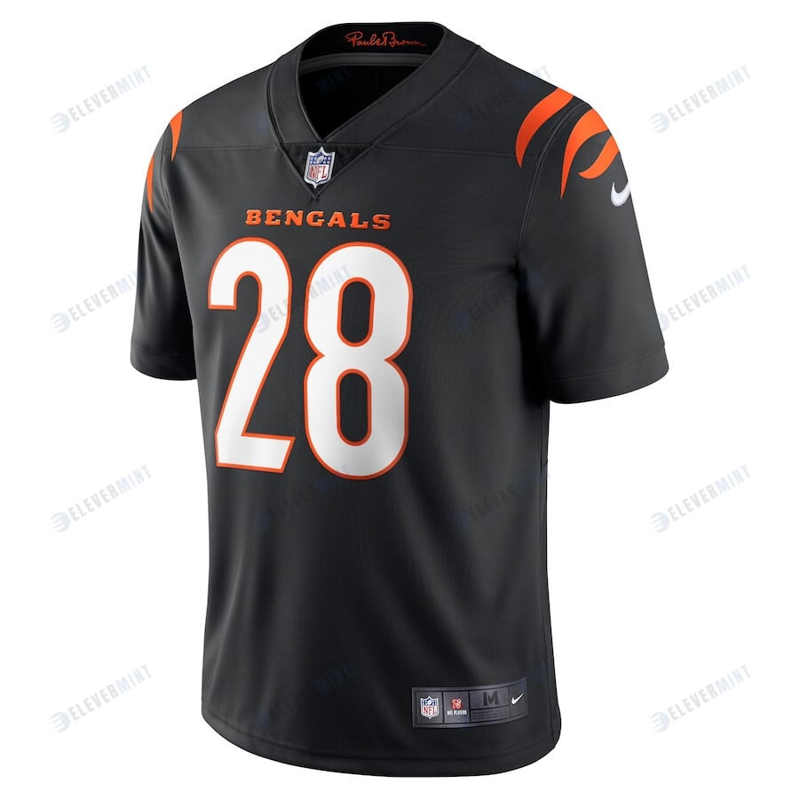 Joe Mixon 28 Cincinnati Bengals Vapor Limited Jersey - Black