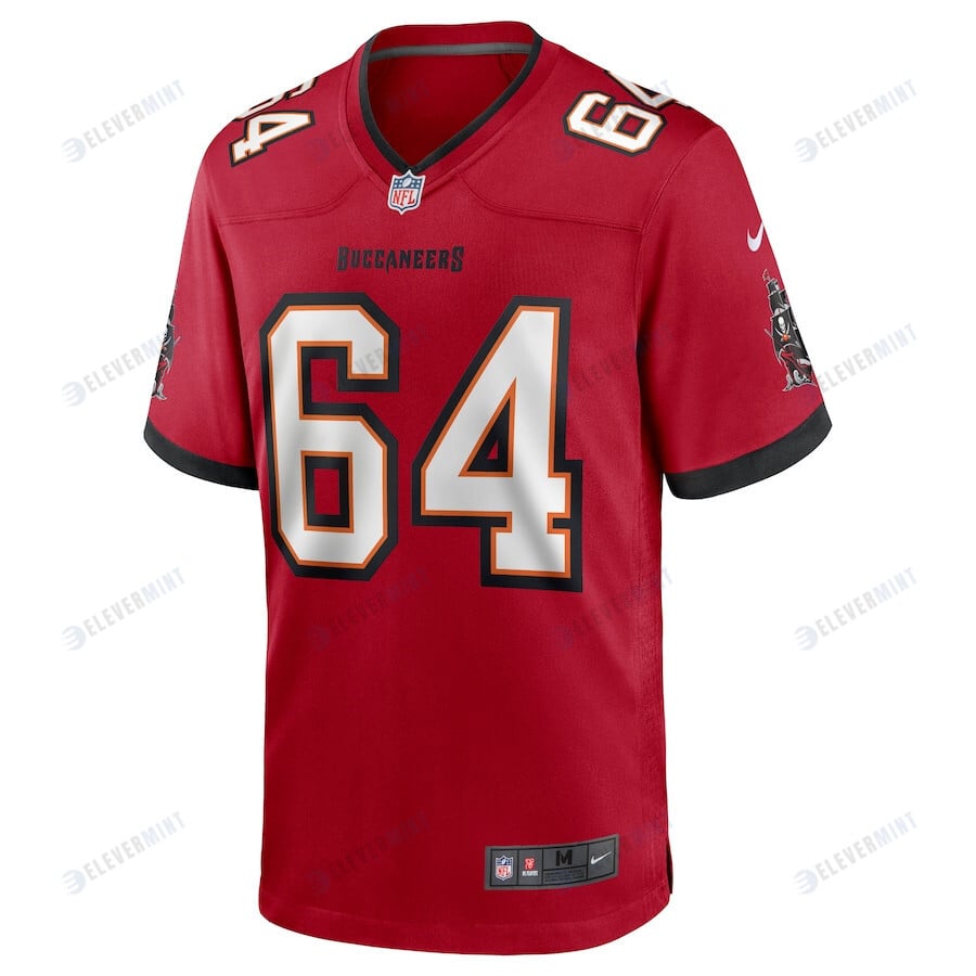 Aaron Stinnie 64 Tampa Bay Buccaneers Game Jersey - Red