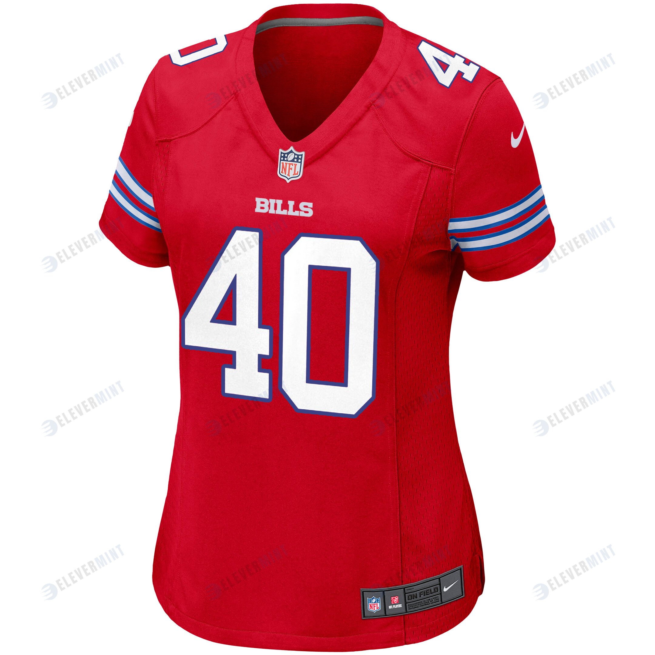 Von Miller 40 Buffalo Bills Women's Alternate Game Jersey - Red Jersey
