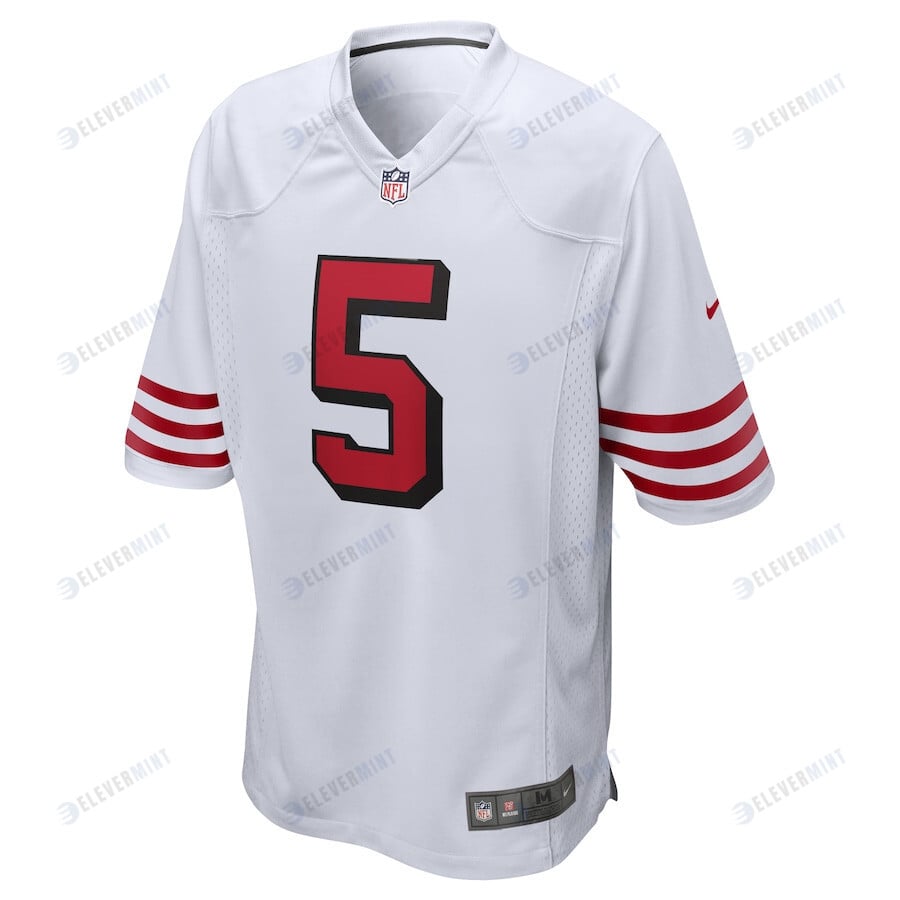Trey Lance San Francisco 49ers Alternate Game Jersey - White