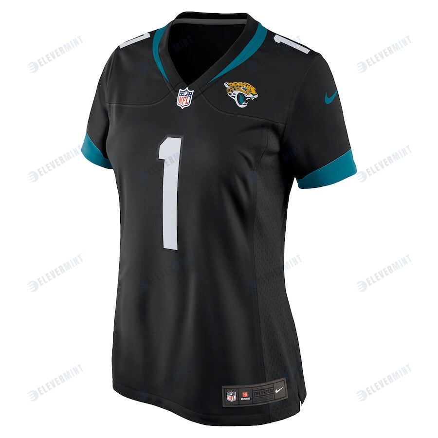 Travis Etienne 1 Jacksonville Jaguars Women's Game Jersey - Black