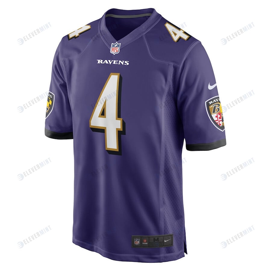 Jason Pierre-Paul 4 Baltimore Ravens Home Game Player Jersey - Purple
