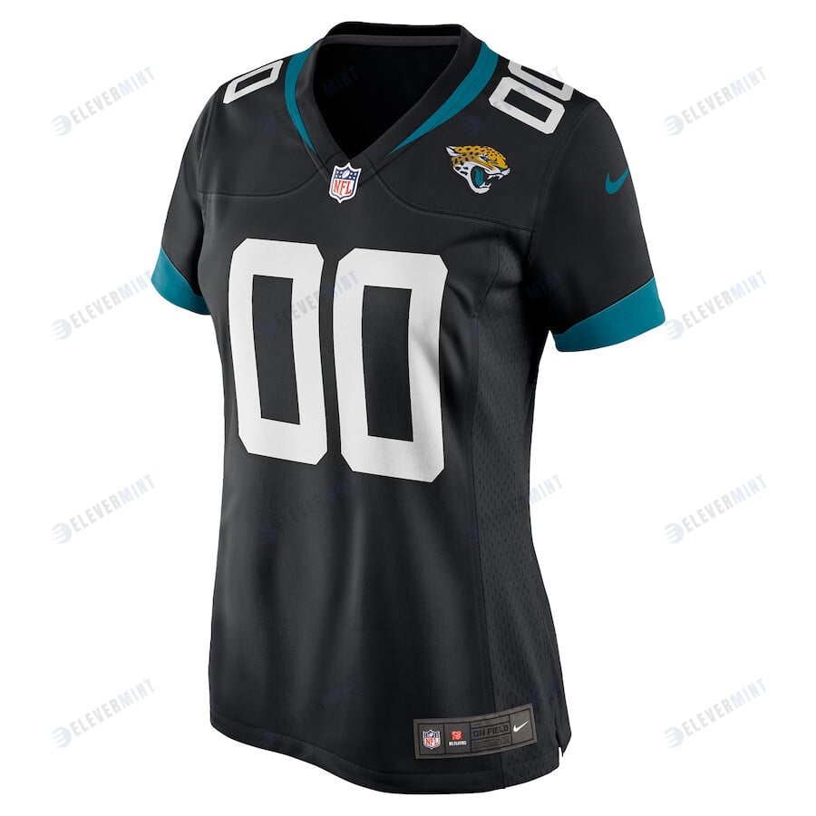 Jacksonville Jaguars Women's Custom Game Jersey - Black