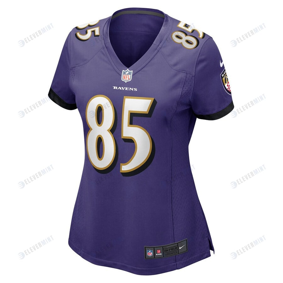 Shemar Bridges Baltimore Ravens Women's Player Game Jersey - Purple