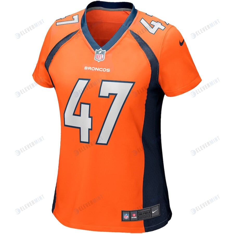 Josey Jewell 47 Denver Broncos Women's Game Jersey - Orange