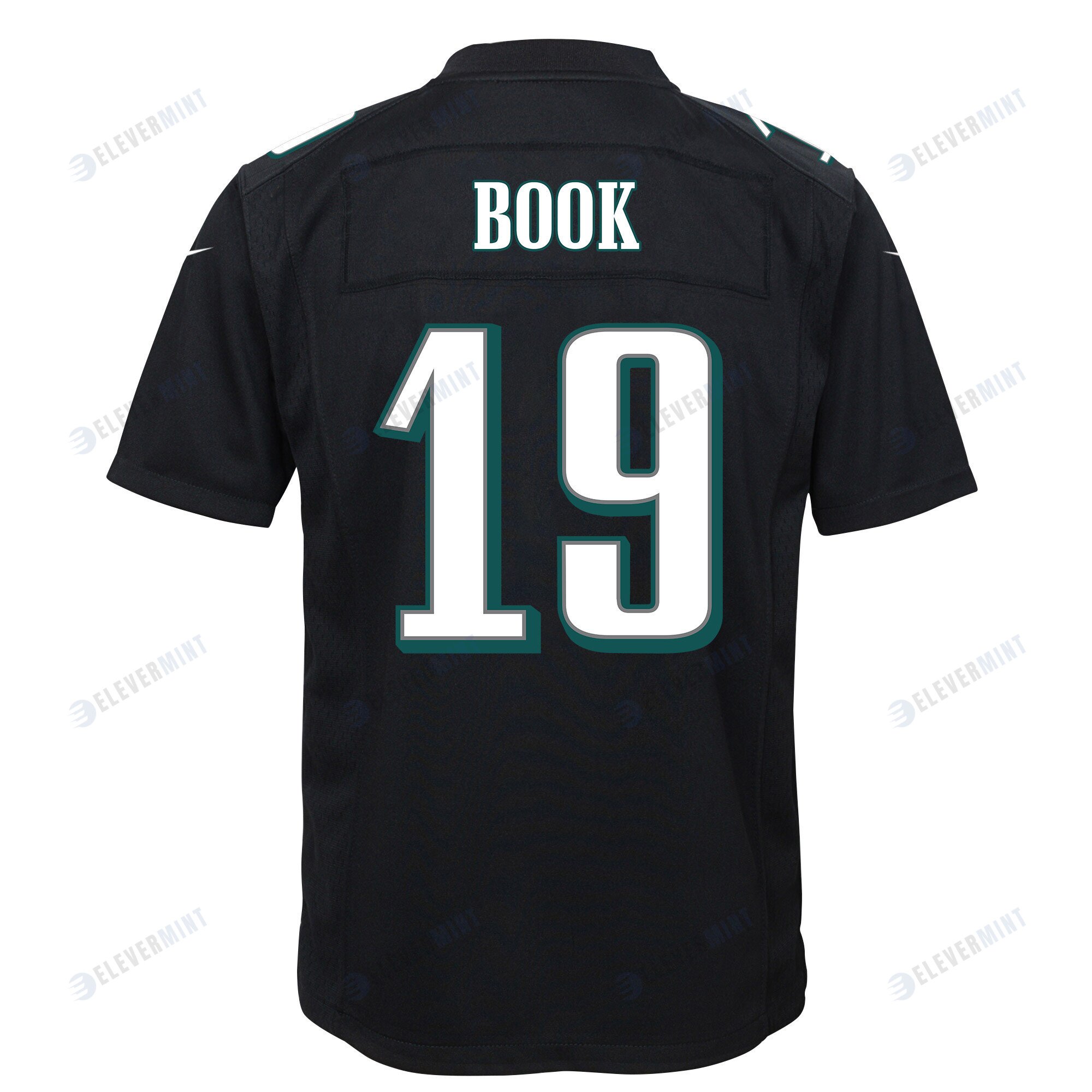 Ian Book 19 Philadelphia Eagles Super Bowl LVII Champions 2 Stars Youth Game Jersey - Black