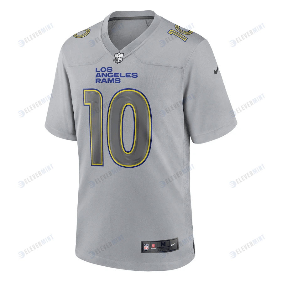 Cooper Kupp 10 Los Angeles Rams Men Atmosphere Fashion Game Jersey - Gray