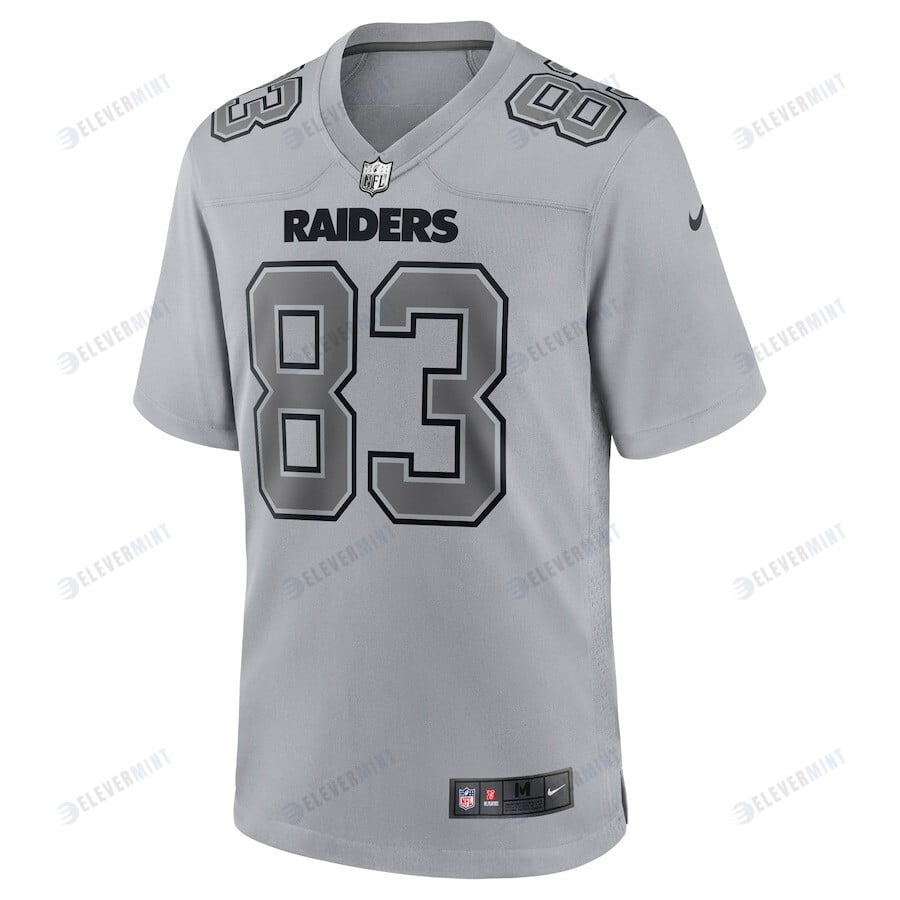 Darren Waller 83 Las Vegas Raiders Atmosphere Fashion Game Jersey - Gray