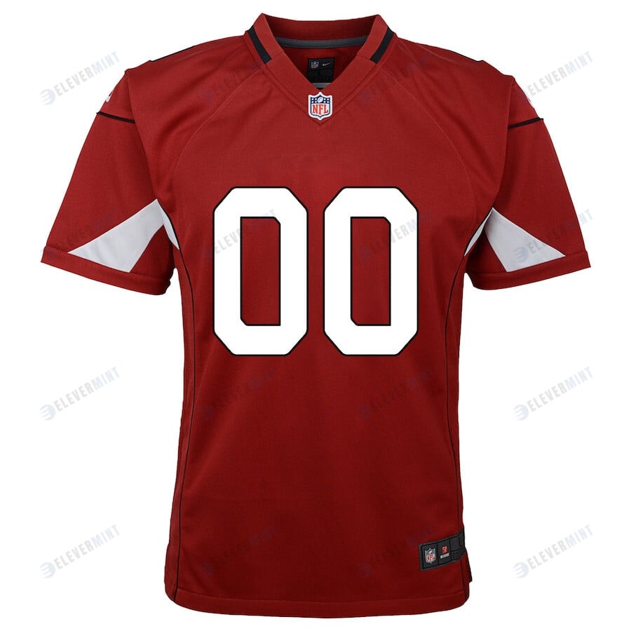 Arizona Cardinals Youth Team Custom Game Jersey - Cardinal