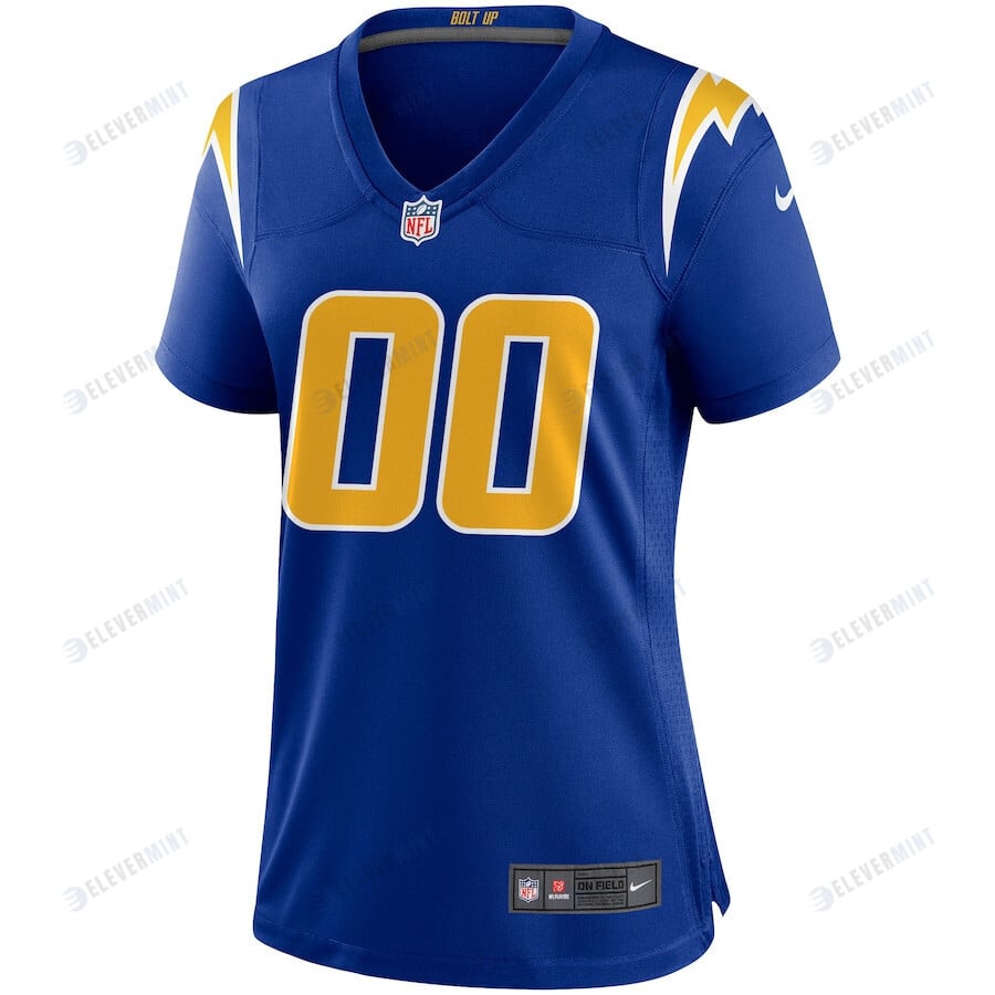 Los Angeles Chargers Women's Alternate Custom Game Jersey - Royal