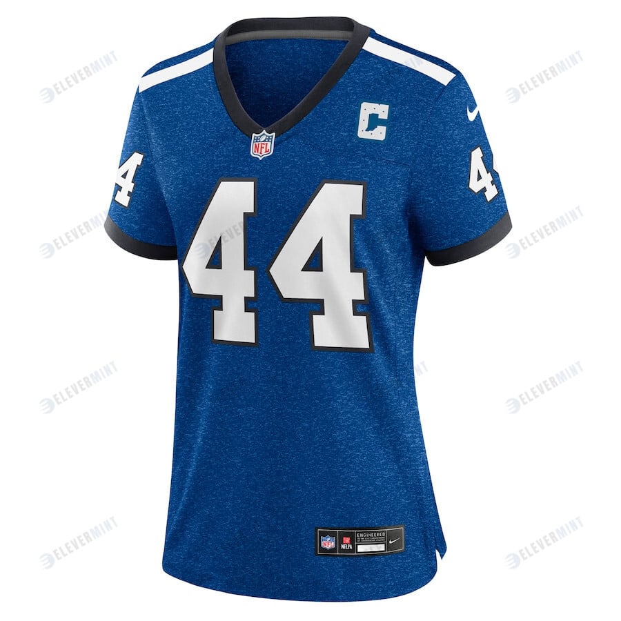 Dallas Clark 44 Indianapolis Colts Indiana Nights Alternate Game Women Jersey - Royal
