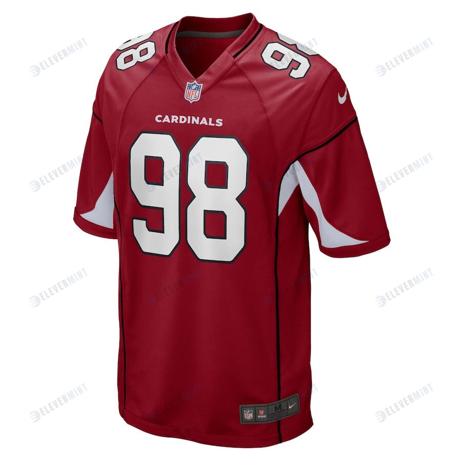 Trysten Hill 98 Arizona Cardinals Game Player Jersey - Cardinal