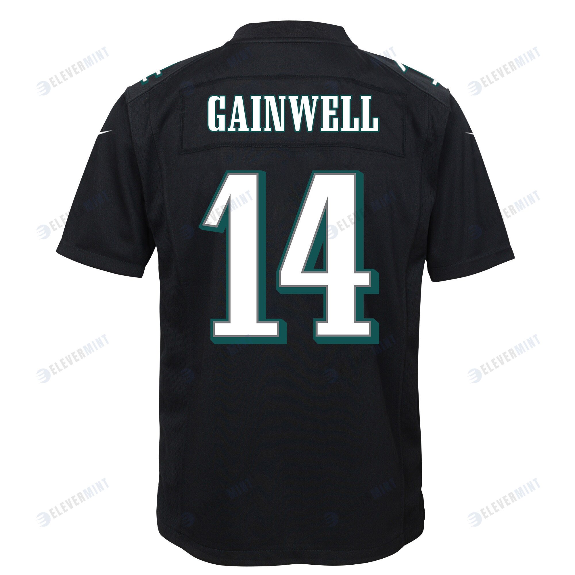 Kenneth Gainwell 14 Philadelphia Eagles Super Bowl LVII Champions 2 Stars Youth Game Jersey - Black
