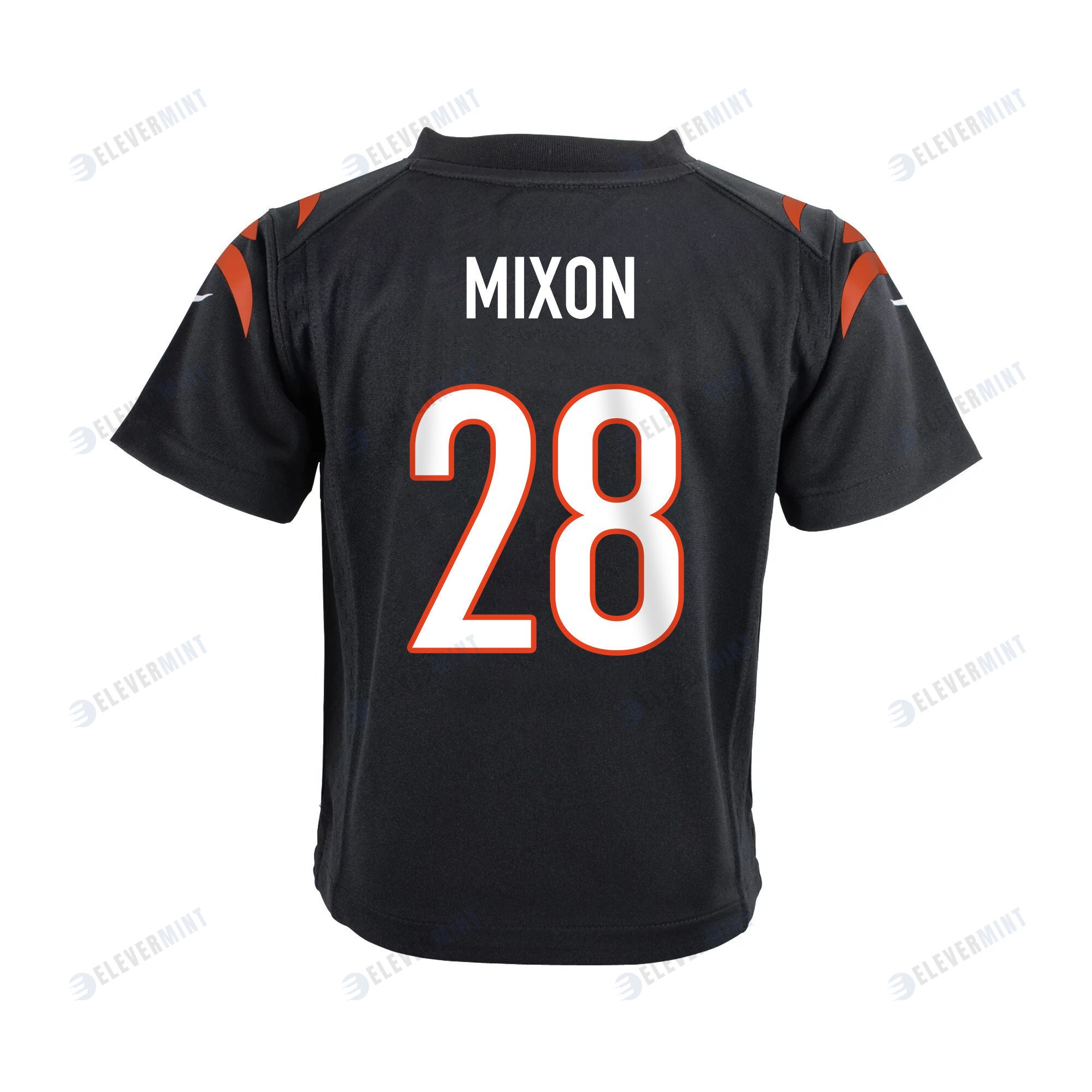 Joe Mixon 28 Cincinnati Bengals Super Bowl LVII Champions Youth Game Jersey - Black