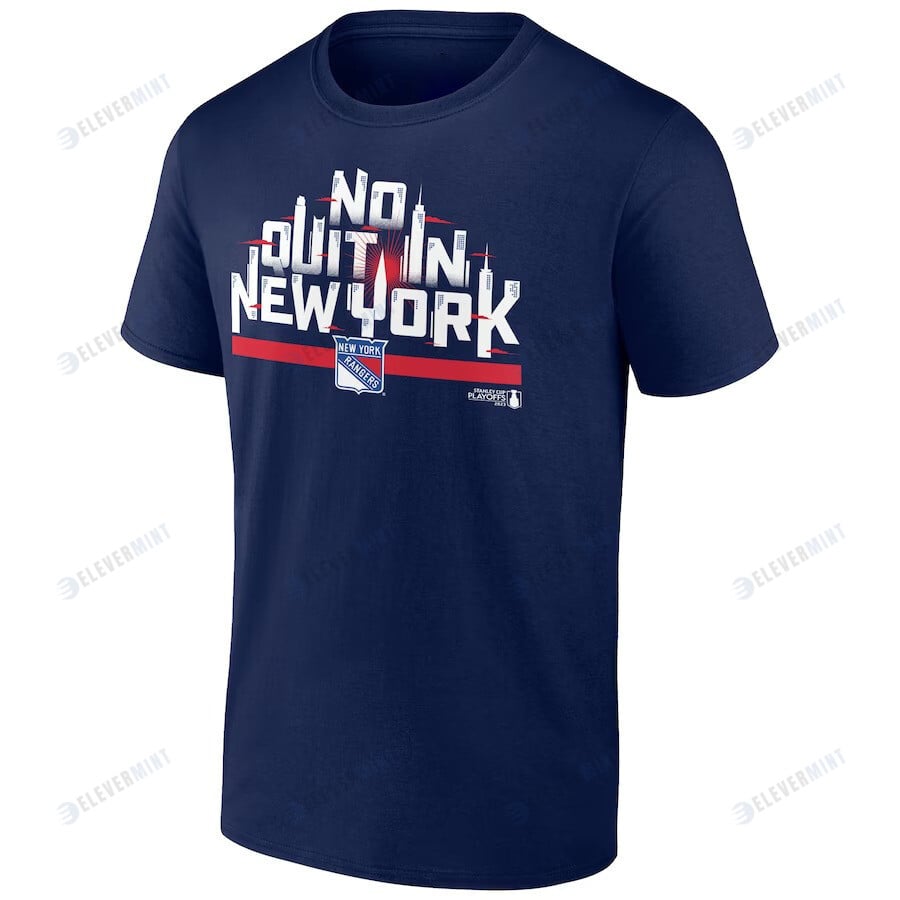 New York Rangers 2023 Stanley Cup Playoffs Driven T-Shirt - Navy