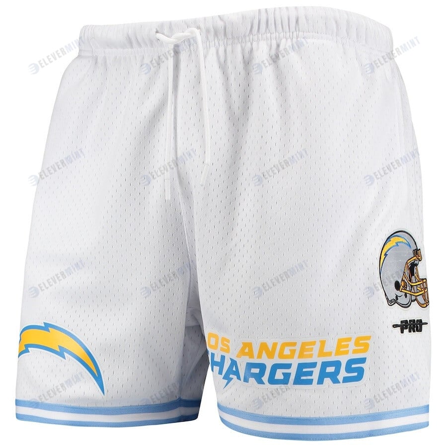 Los Angeles Chargers Team Standard Mesh Shorts - White