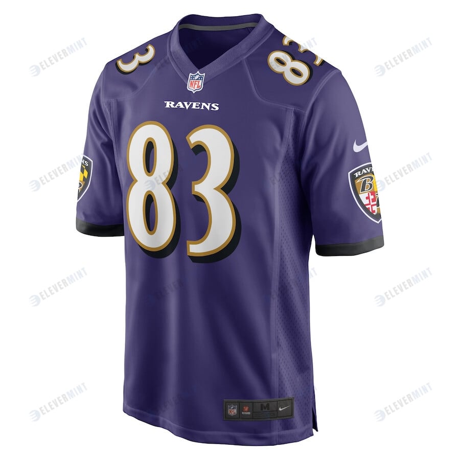 Andy Isabella 83 Baltimore Ravens Home Game Player Jersey - Purple