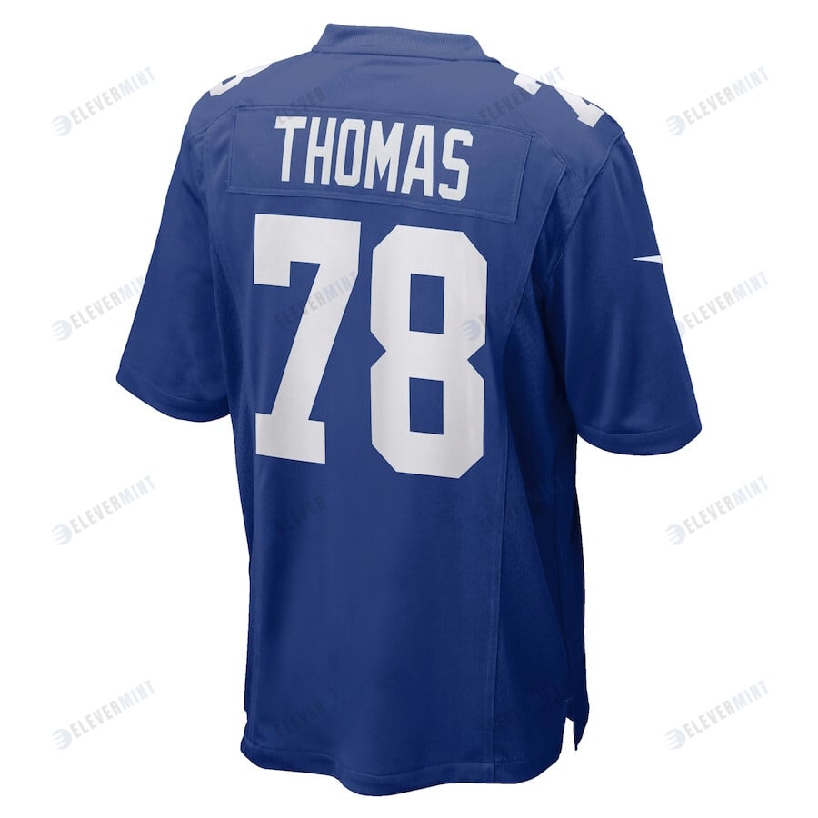 Andrew Thomas 78 New York Giants Player Game Jersey - Royal