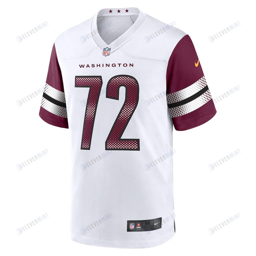 Charles Leno Jr. 72 Washington Commanders Away Game Player Jersey - White