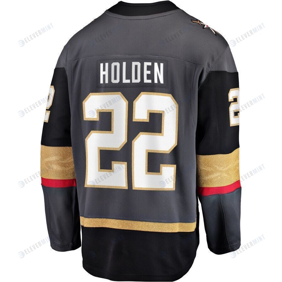 Nick Holden Vegas Golden Knights Home Breakaway Player Jersey - Black